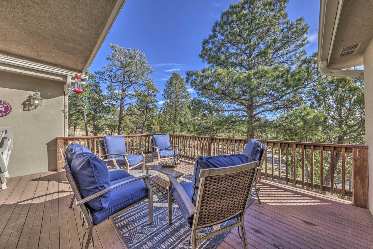 Roomy Ruidoso Retreat With Deck, Grill, And Mtn Views! Kültér fotó